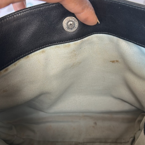 COACH black soft smooth leather vintage Y2K 2001 shoulder...